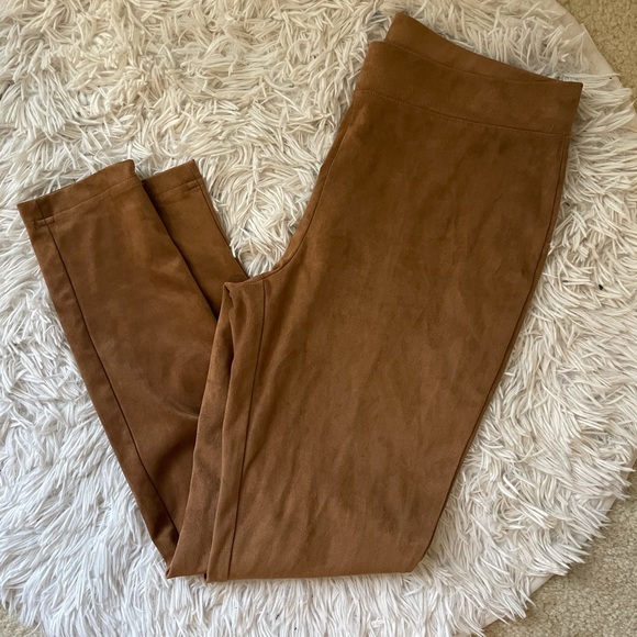 Brown Velour Leggings 